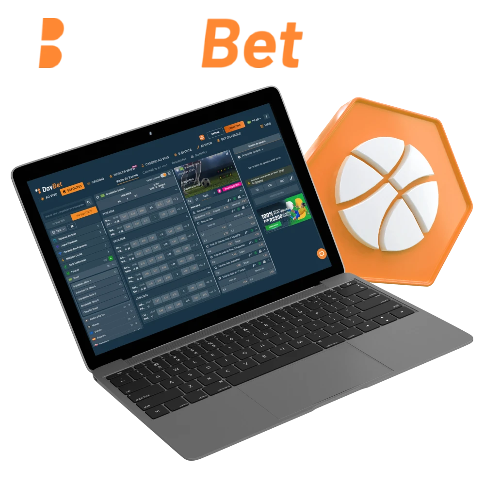 Posso apostar em esportes no cassino online DavBet.