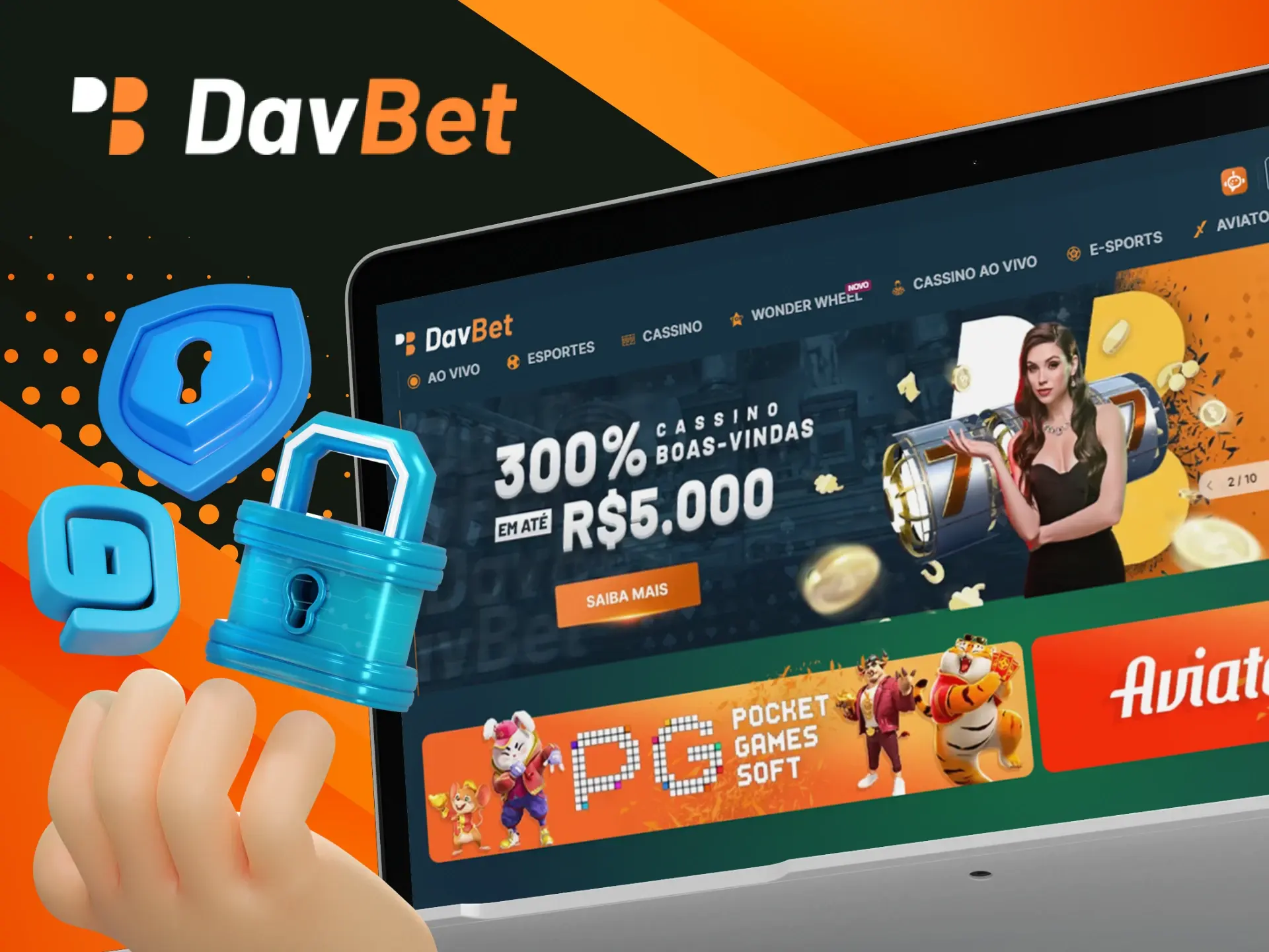 Posso usar logotipos e marcas registradas do cassino online DavBet.