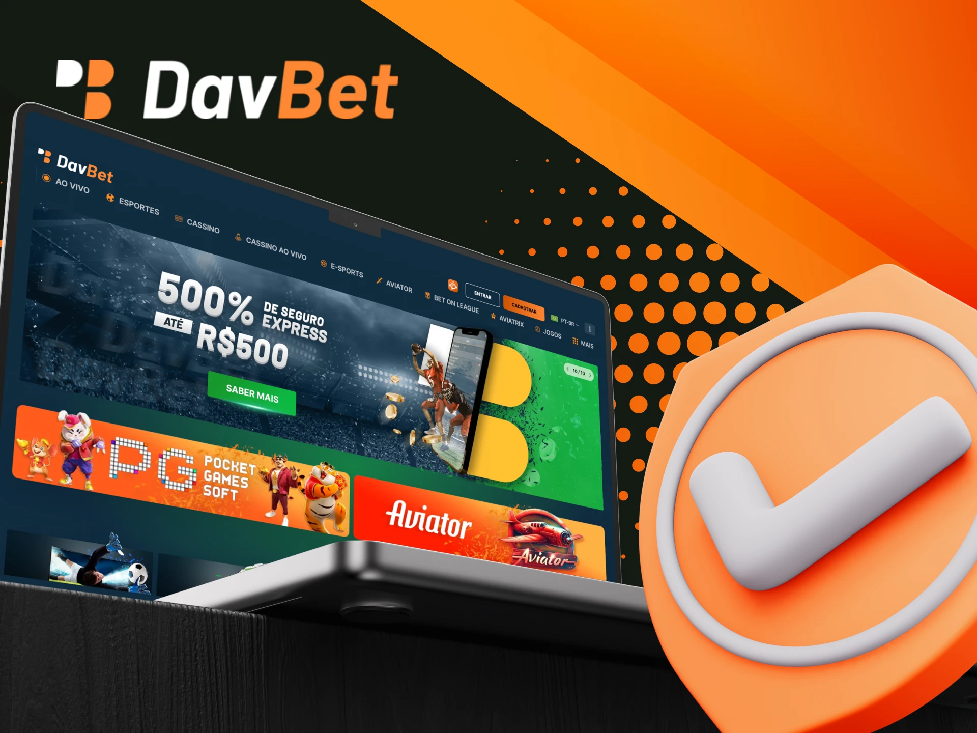 O site de cassino on-line DavBet tem uma licenca.