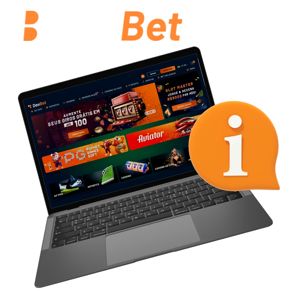 O cassino online DavBet e legal no Brasil.