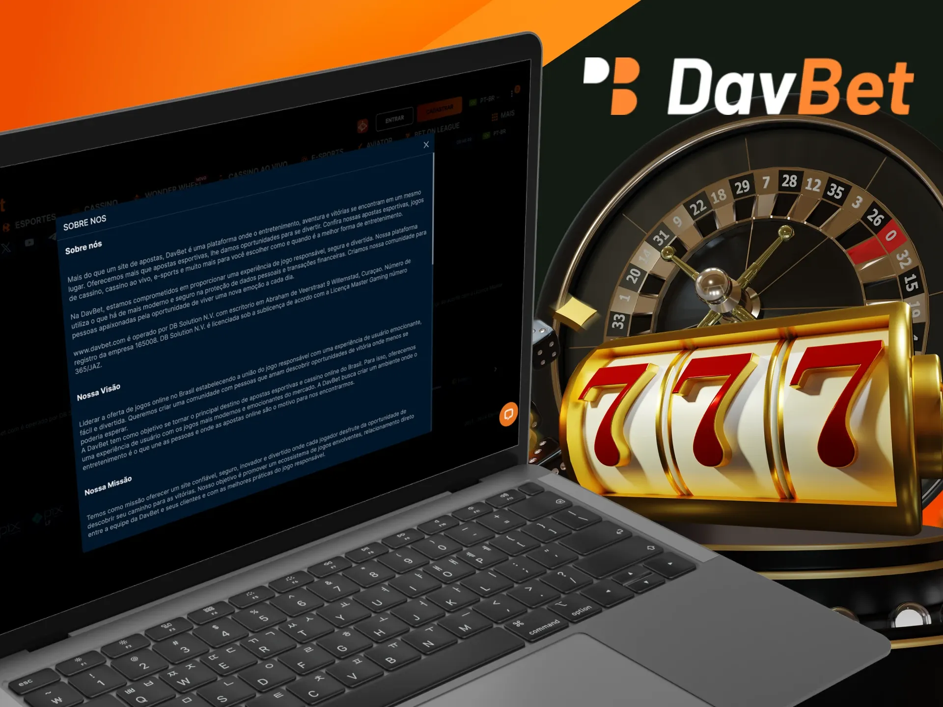 Qual licenca o cassino online DavBet possui.