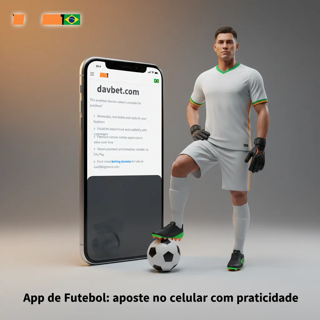 App de apostas de futebol Davbet para Android e iOS, com odds, bilhete claro, notificações de odds e gols, placar ao vivo.