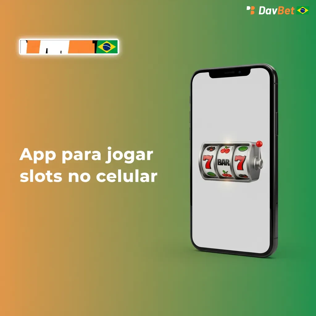 Tela do app oficial de slots Davbet no celular, com lobby, filtros, botão Girar e saldo em tempo real.