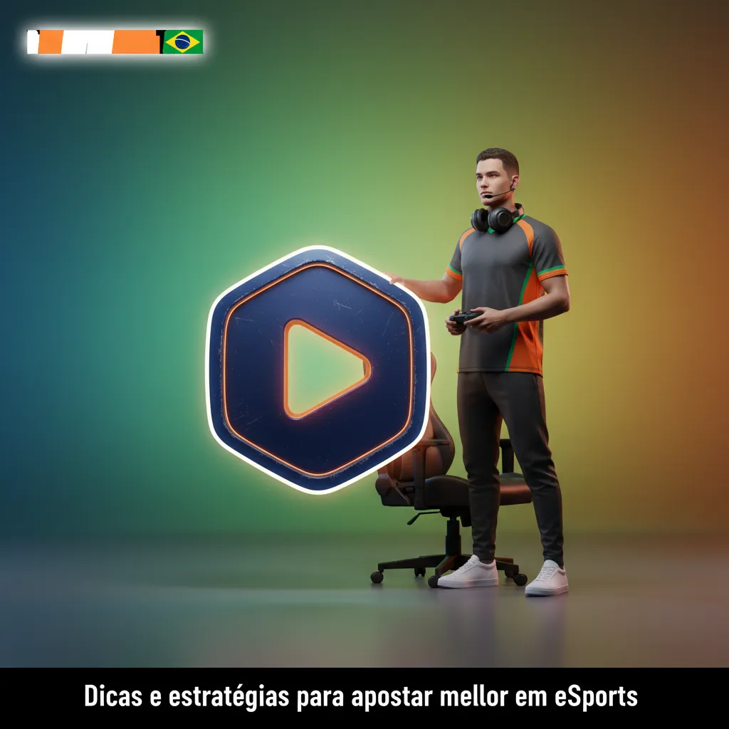 Infográfico de dicas de apostas em eSports: gestão de banca, estudo de mapas, comparar odds e foco em jogos/ligas.