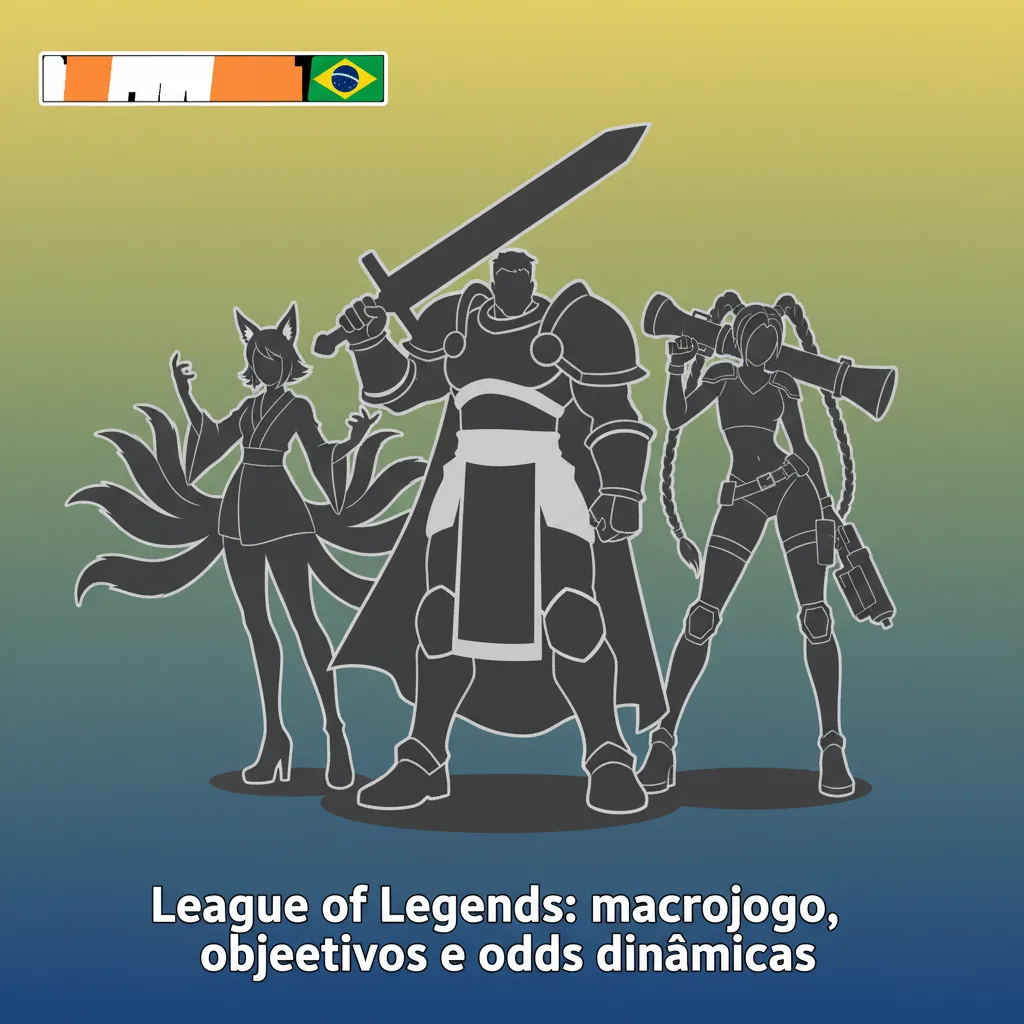 Imagem de League of Legends destacando apostas em objetivos, odds ao vivo e torneios Worlds, MSI, CBLOL, LCK e LPL.