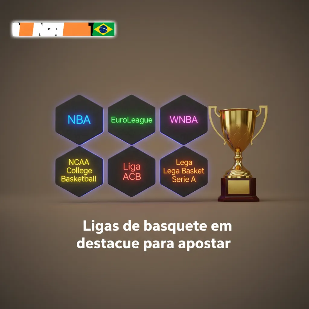 Banner de apostas com ligas de basquete: NBA, NBB, Euroliga, NCAA, WNBA, ACB e FIBA; confira regras e horários