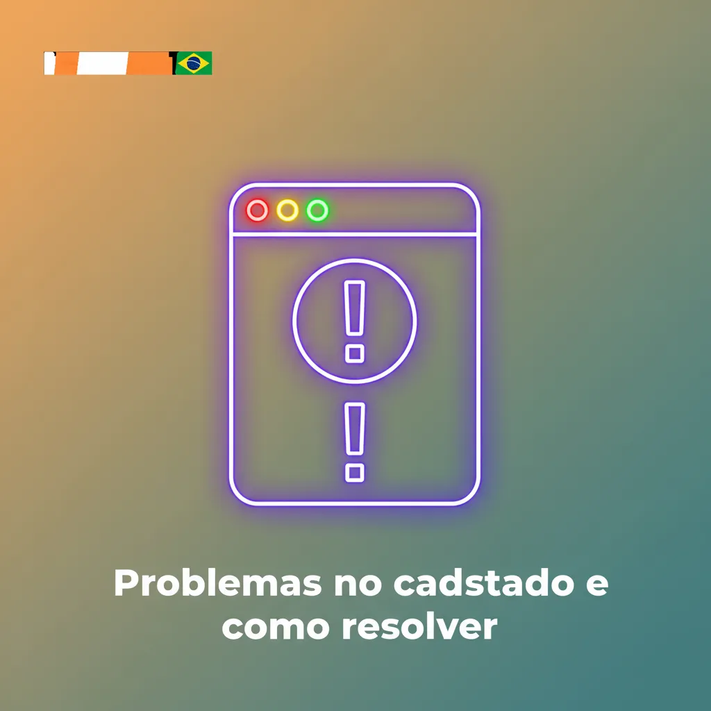 Guia visual de problemas no cadastro e soluções: confirmação, CPF já cadastrado, envio de documentos, página.