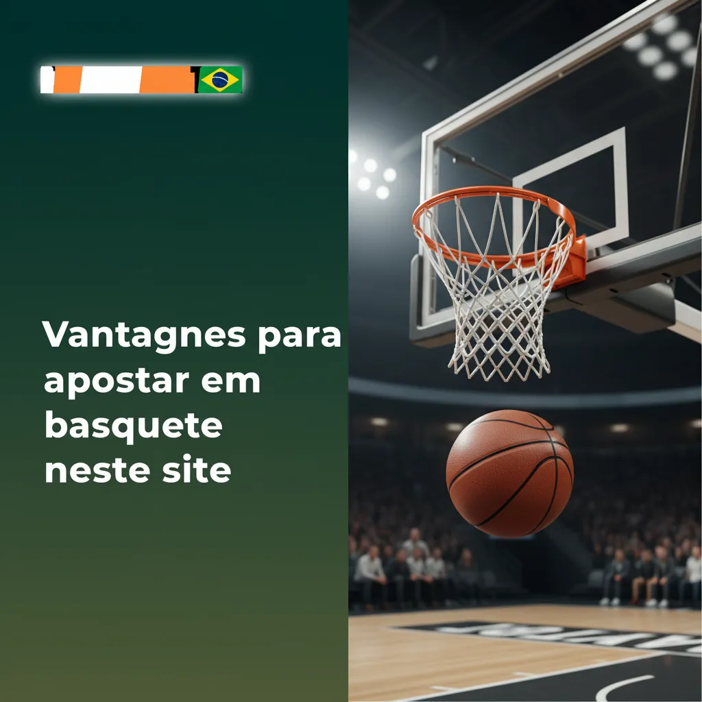 Banner destacando vantagens de apostar em basquete: mercados variados, ao vivo, cash out, Pix e suporte em português