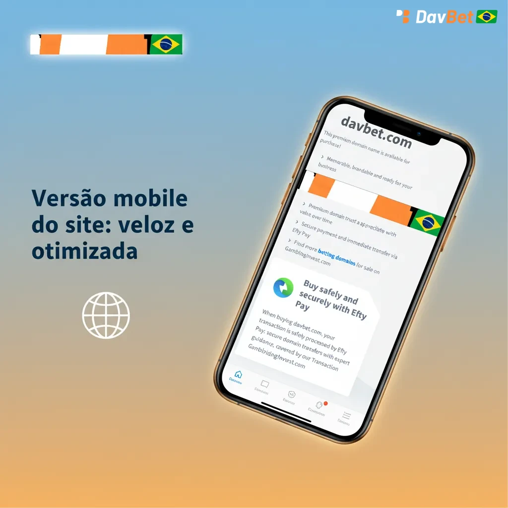Tela do site em smartphone, layout leve e responsivo, cupom de aposta visível, depósito via Pix e partidas ao vivo.